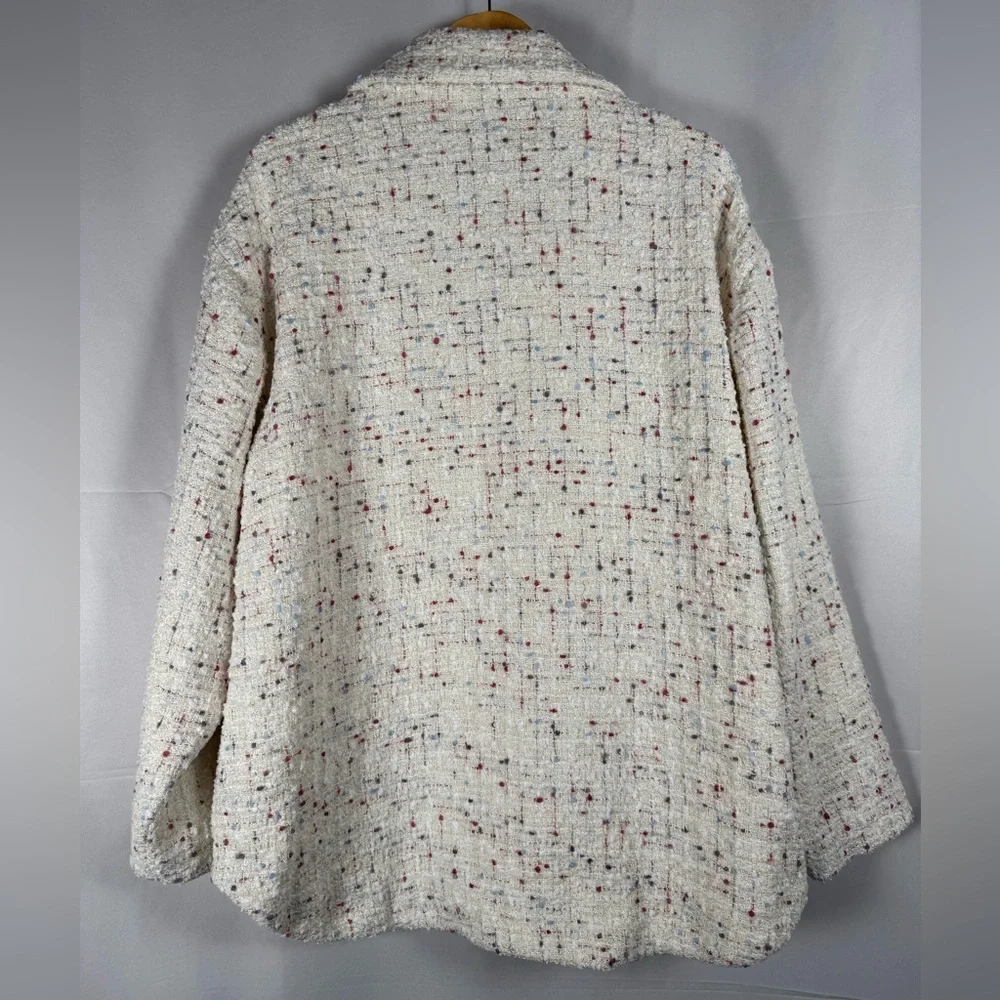 Favorite Daughter The Talullah Cinque Tweed Jacket Blazer Minimalist REVOLVE XL - Picture 9 of 14